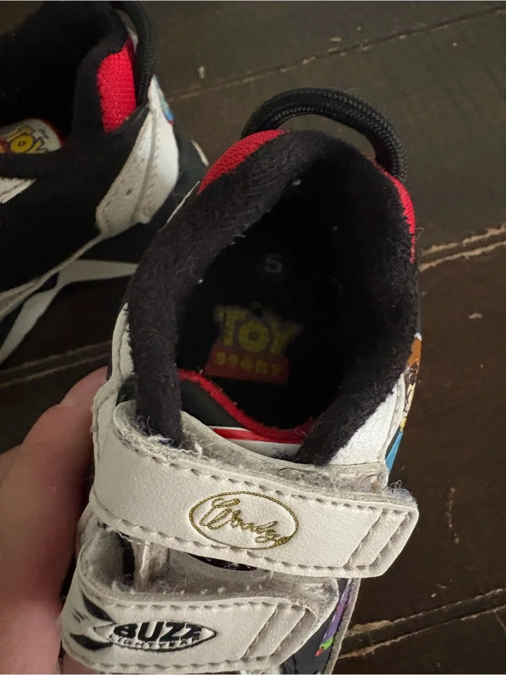 Vintage Y2K 90s Disney Pixar Toy Story Toddler Shoes Size 5